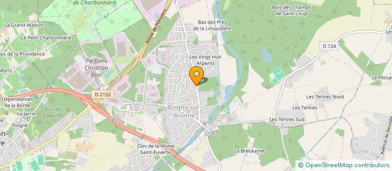 localisation de l'entreprise SCI LA COMMANDERIE à BOIGNY-SUR-BIONNE