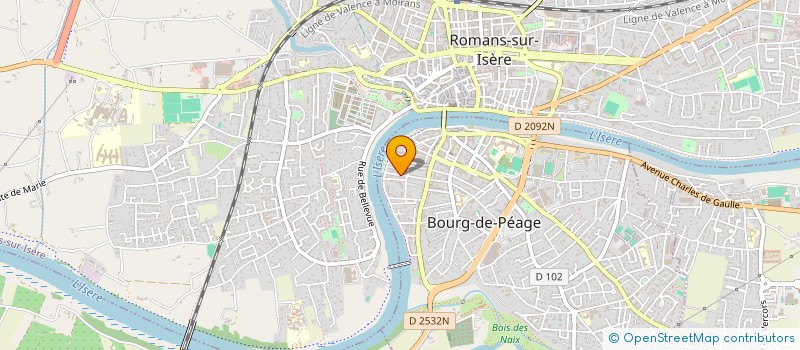 localisation de l'entreprise SCI LA COMMANDERIE  ROMANS-SUR-ISERE