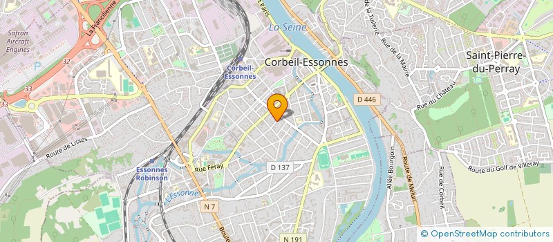 localisation de l'entreprise SCI LA COMMANDERIE à CORBEIL-ESSONNES