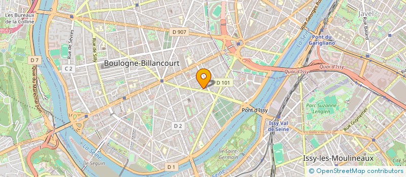 localisation de l'entreprise SCI LA COMMANDERIE à BOULOGNE-BILLANCOURT