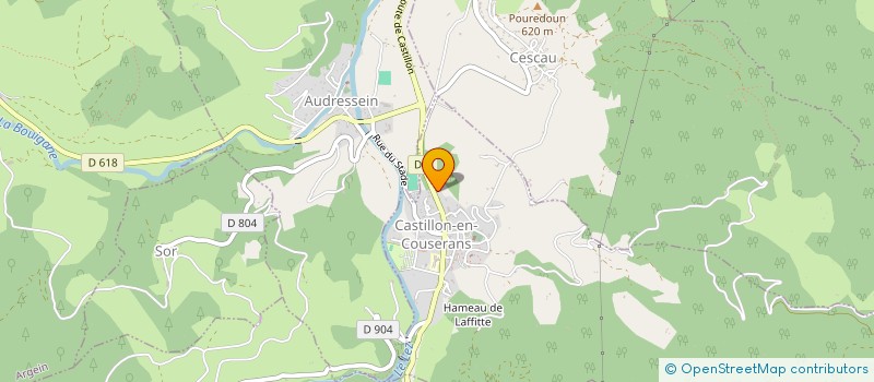 localisation de l'entreprise SCI LA COMPAGNIE à CASTILLON-EN-COUSERANS