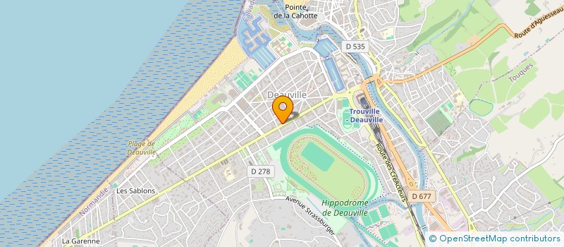 localisation de l'entreprise SCI LA COMPENSATION IMMOBILIERE à DEAUVILLE