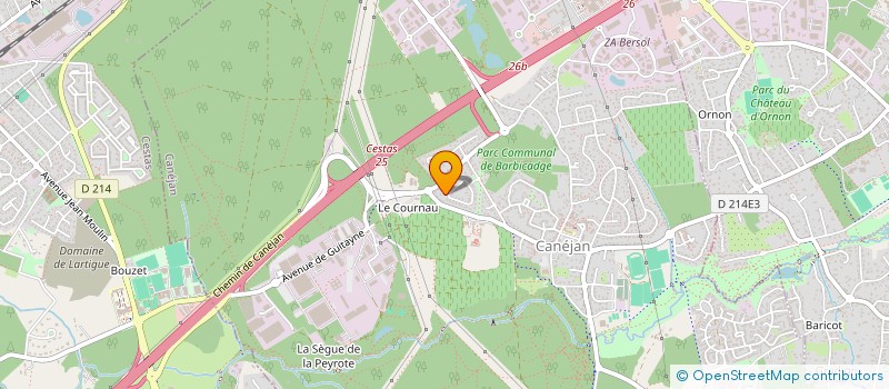 localisation de l'entreprise SCI LA COMPOSTELLE  CANEJAN