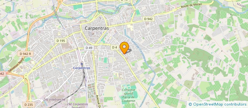 localisation de l'entreprise SCI LA COMTADINE  CARPENTRAS