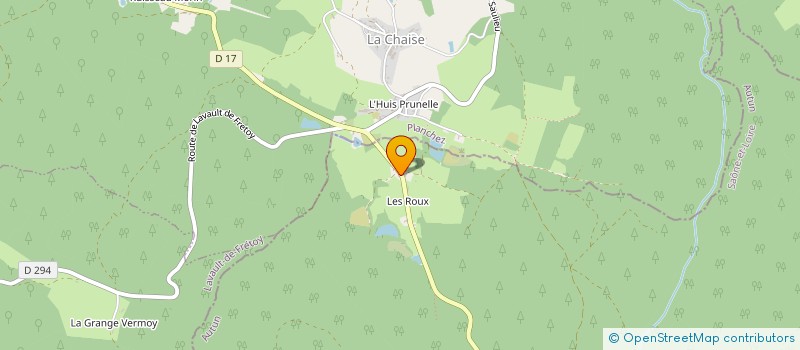 localisation de l'entreprise SCI LA COMTE DU HAUT-MORVAN  ANOST