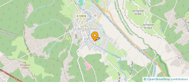 localisation de l'entreprise SCI LA CONCORDE  LES DEUX ALPES