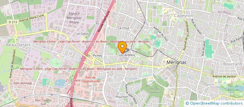 localisation de l'entreprise SCI LA CONCORDE  MERIGNAC