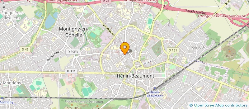 localisation de l'entreprise SCI LA CONCORDE à HENIN-BEAUMONT