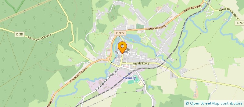 localisation de l'entreprise SCI LA CONCORDE  PREMERY