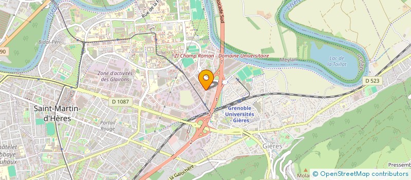 localisation de l'entreprise SCI LA CONDAMINE  GIERES