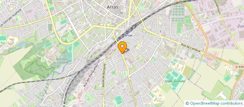localisation de l'entreprise SCI LA CONFIANCE à ARRAS