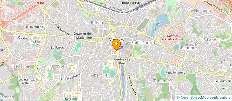 localisation de l'entreprise SCI LA CONFIANCE à VANNES