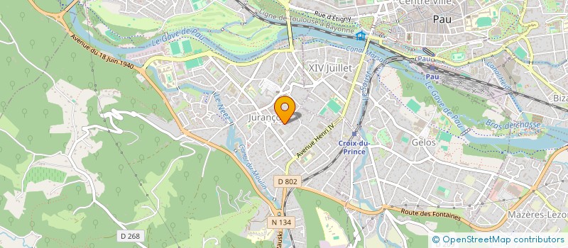 localisation de l'entreprise SCI LA CONFIANCE à JURANCON