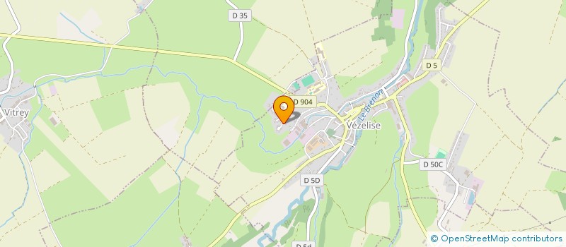 localisation de l'entreprise SCI LA CONFIANCE  VEZELISE