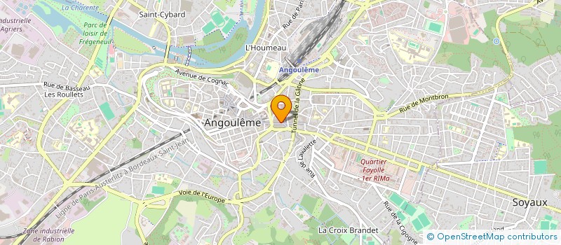 localisation de l'entreprise SCI LA CONFIANCE MUTUELLE à ANGOULEME