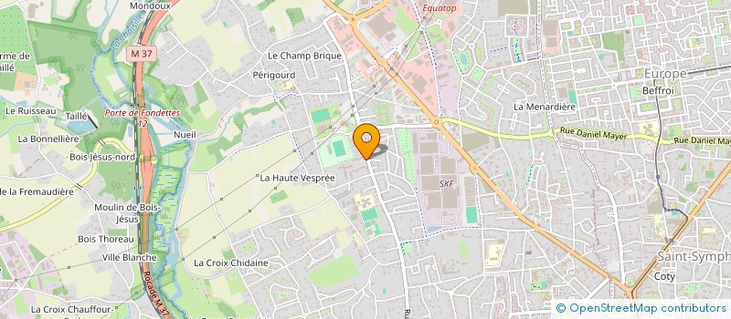 localisation de l'entreprise SCI LA CONFLUENCE SAINT-CYR  SAINT-CYR-SUR-LOIRE