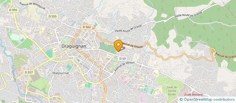 localisation de l'entreprise SCI LA CONFRATERNITE à DRAGUIGNAN
