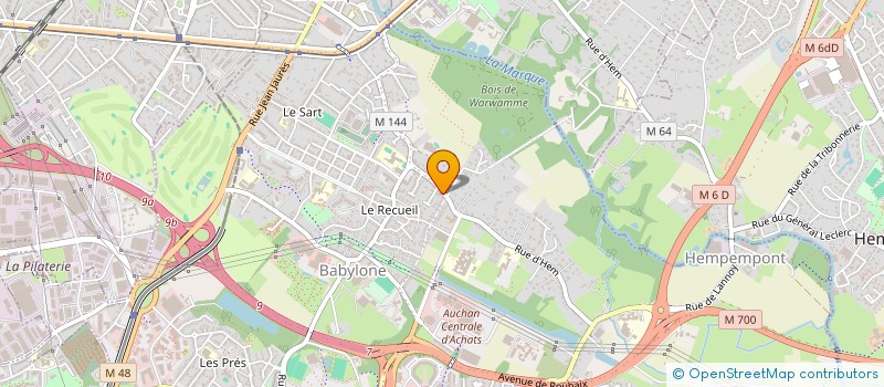 localisation de l'entreprise SCI LA CONSEILLANTE à VILLENEUVE-D'ASCQ