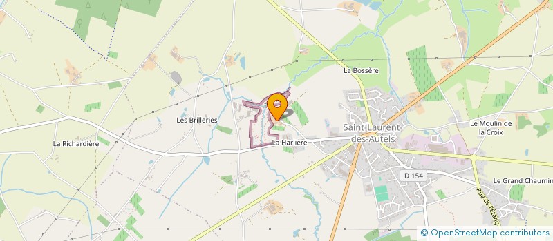 localisation de l'entreprise SCI LA CONSTANCE  OREE-D'ANJOU