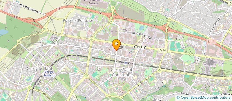 localisation de l'entreprise SCI LA CONSTELLATION 95  CERGY