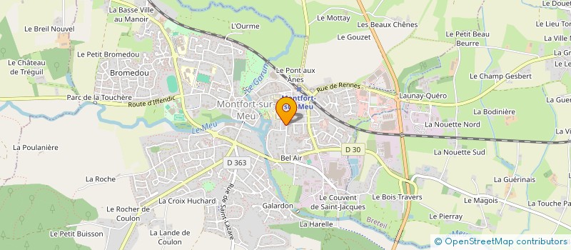 localisation de l'entreprise SCI LA CONSULTA  MONTFORT-SUR-MEU