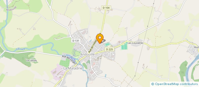 localisation de l'entreprise SCI LA CONVENANCIERE  ANDOUILLE