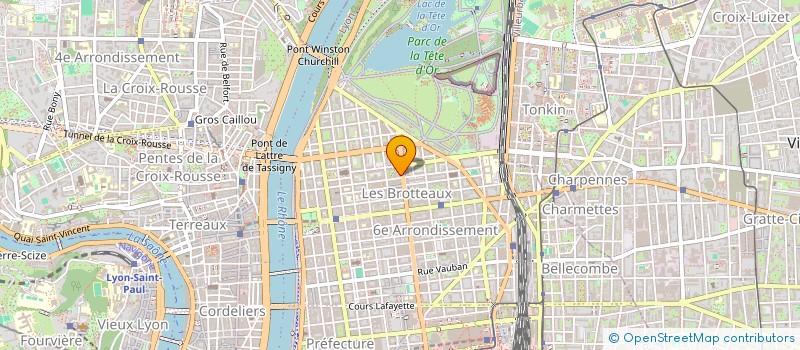 localisation de l'entreprise SCI LA CONVENTION  LYON