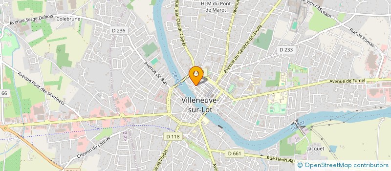 localisation de l'entreprise SCI LA CONVENTION IMMOBILIER  VILLENEUVE-SUR-LOT