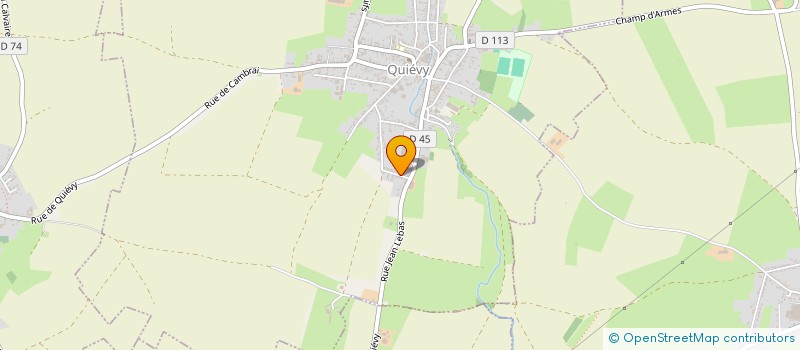 localisation de l'entreprise SCI LA COOPE  QUIEVY