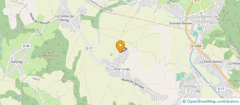 localisation de l'entreprise SCI LA COQUETERAIS  CHOISY