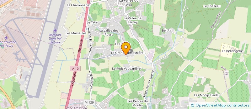 localisation de l'entreprise SCI LA COQUETTE à ROCHECORBON