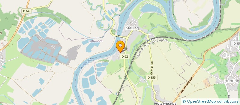 localisation de l'entreprise SCI LA COQUILLE  MALLING