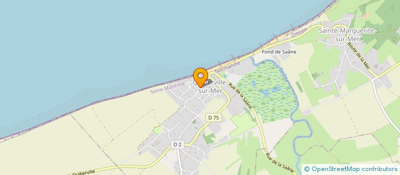 localisation de l'entreprise SCI LA COQUILLE  QUIBERVILLE-SUR-MER