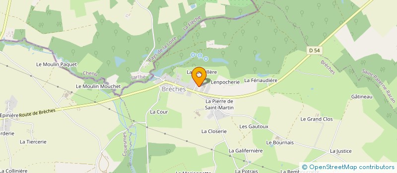 localisation de l'entreprise SCI LA COQUILLERE  BRECHES