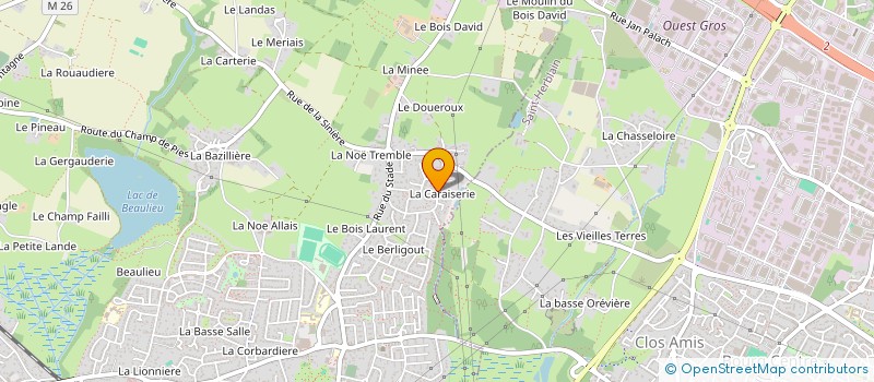 localisation de l'entreprise SCI LA CORBARDIERE à COUERON