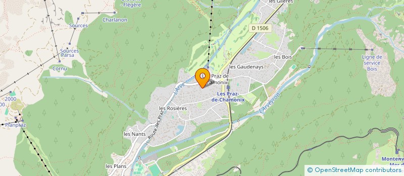 localisation de l'entreprise SCI LA CORBAZ à CHAMONIX-MONT-BLANC