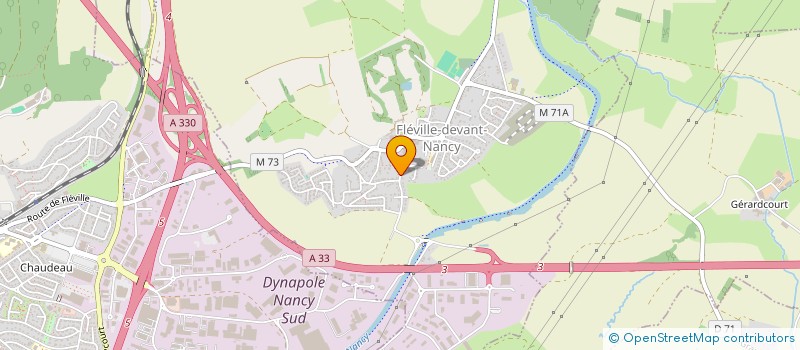 localisation de l'entreprise SCI LA CORBE  FLEVILLE-DEVANT-NANCY