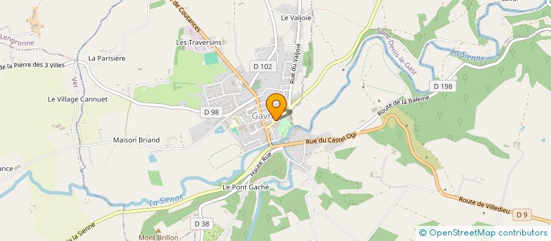 localisation de l'entreprise SCI LA CORBIERE  GAVRAY-SUR-SIENNE