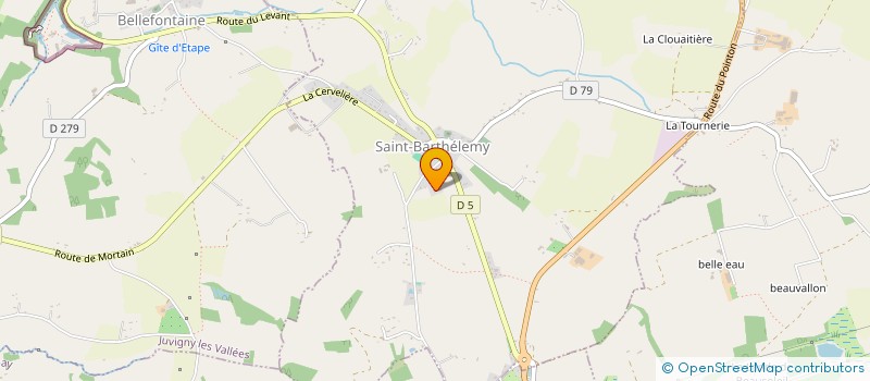 localisation de l'entreprise SCI LA CORBINIERE  SAINT-BARTHELEMY