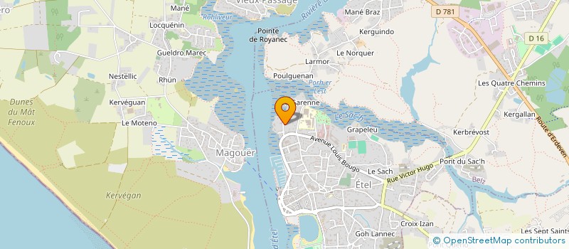 localisation de l'entreprise SCI LA CORDERIE  ETEL