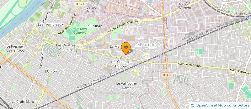 localisation de l'entreprise SCI LA CORDIALE  SARTROUVILLE