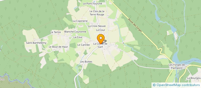 localisation de l'entreprise SCI LA CORNE DE CERF  PAIMPONT