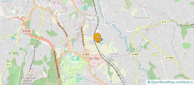 localisation de l'entreprise SCI LA CORNEILLE à GRASSE