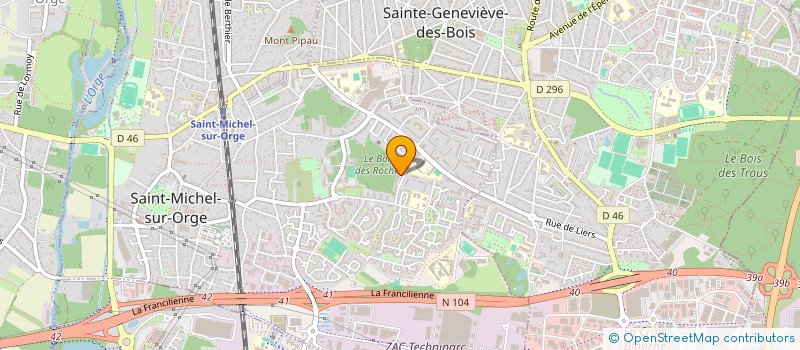 localisation de l'entreprise SCI LA CORNICELLA  SAINT-MICHEL-SUR-ORGE