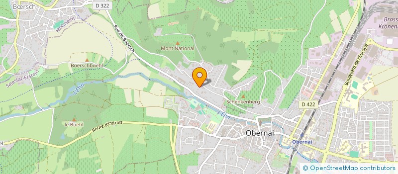 localisation de l'entreprise SCI LA CORNICHE  STRASBOURG