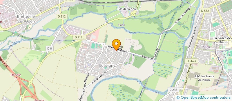 localisation de l'entreprise SCI LA CORNICHE D OR  LOUVIGNY