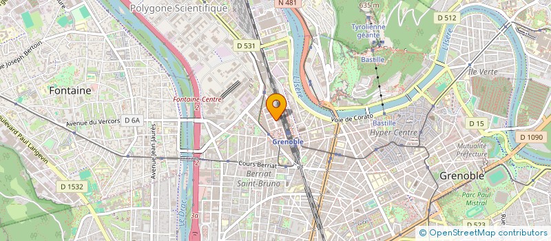 localisation de l'entreprise SCI LA CORNICHE EVIAN  GRENOBLE