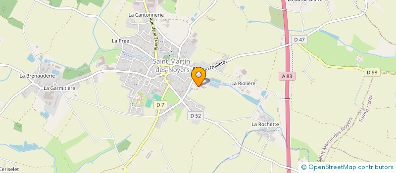 localisation de l'entreprise SCI LA CORNILLERE  SAINT-MARTIN-DES-NOYERS