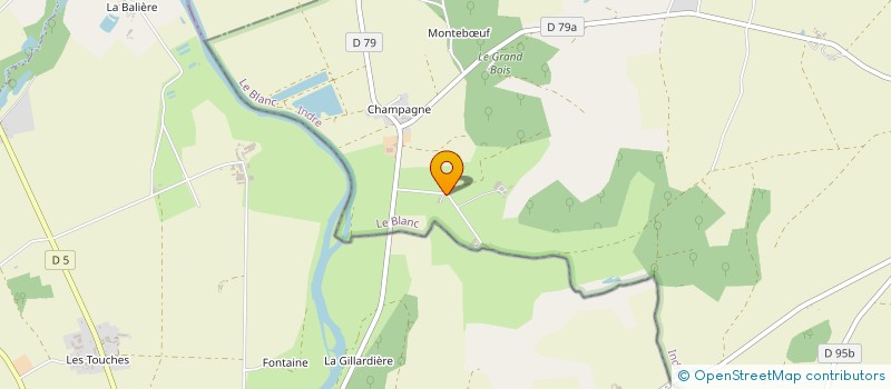 localisation de l'entreprise SCI LA CORNILLIERE à MARTIZAY