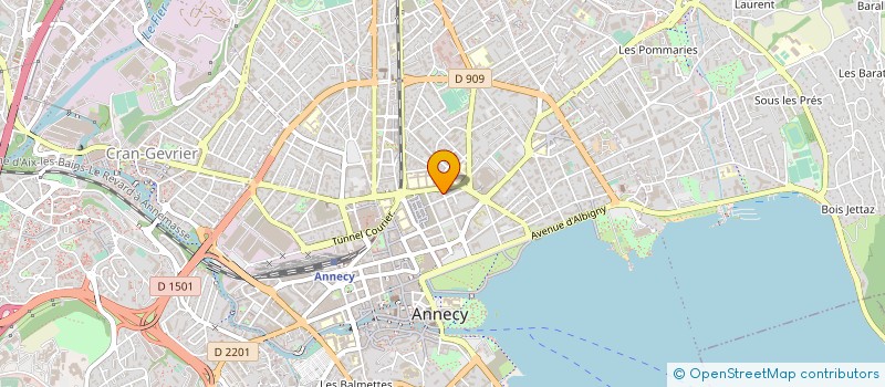 localisation de l'entreprise SCI LA CORRATERIE à ANNECY